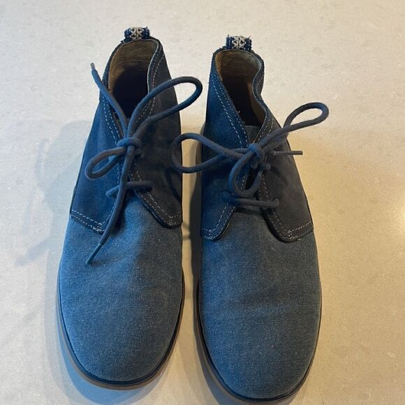 Ugg men’s size 8 treadlite by  Ugg boots blue great condition cloth and suede. main image 8